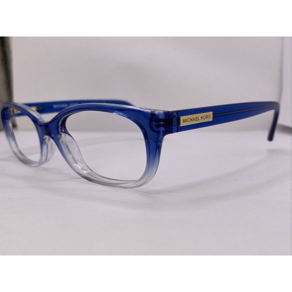 Authentic Michael Kors Eyeglass Frame MK 8020 3122 51 [ ] 16 135 MM Blue Clear